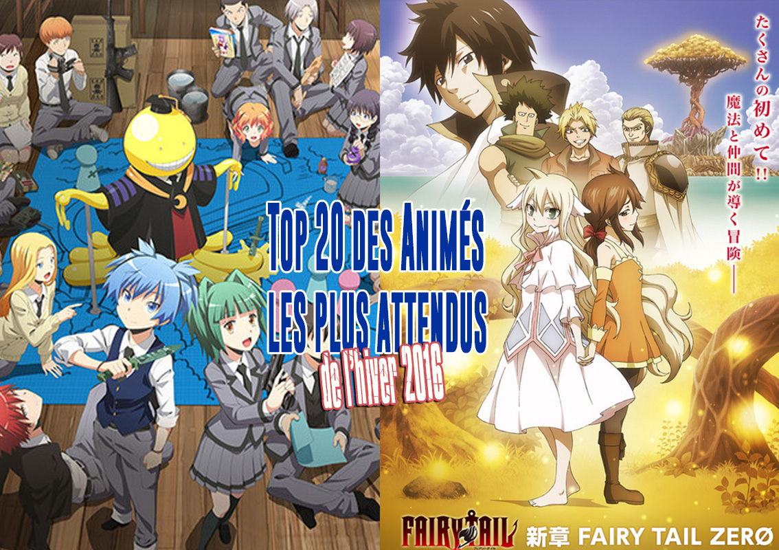 Top 20 des Animes les plus attendus de l'hiver 2016
